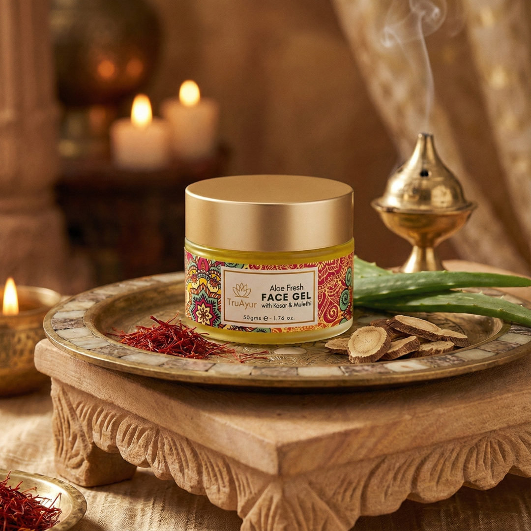 Gel visage Aloe Fresh à base de Kashmiri Kesar et Mulethi pour un teint éclatant et une hydratation en profondeur
