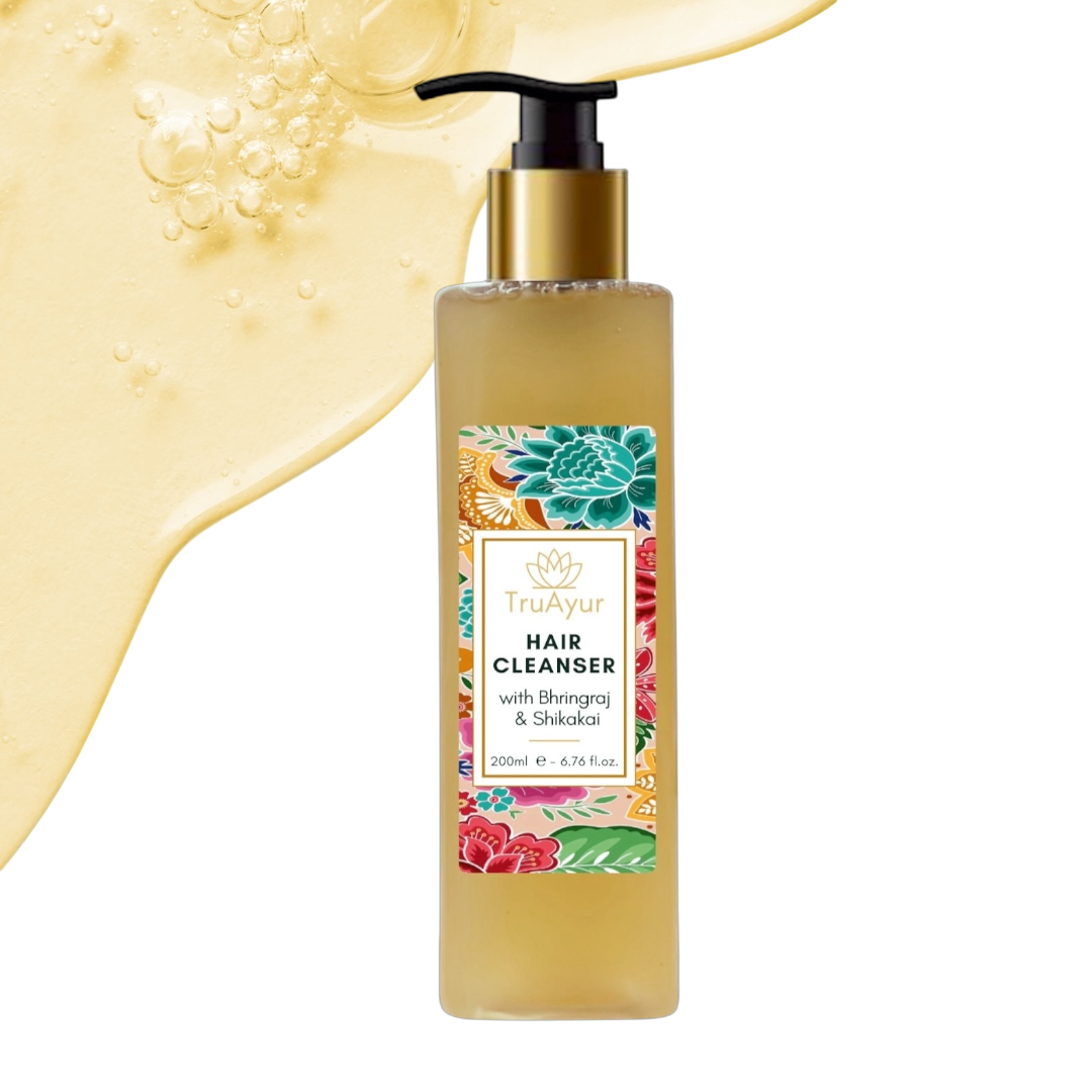 Shampooing ayurvédique au Bhringraj et au Shikakai | Shampoing sans sulfate sans silicone sans paraben