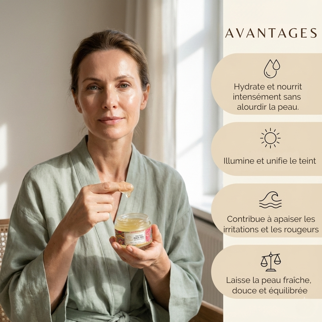 Gel visage Aloe Fresh à base de Kashmiri Kesar et Mulethi pour un teint éclatant et une hydratation en profondeur