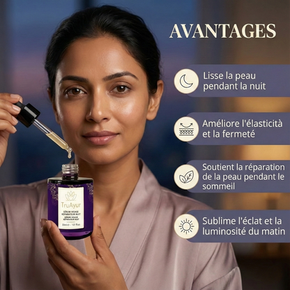 Sérum visage multi-peptides Night Repair pour booster le collagène, hydrater intensément et redonner de l'éclat à la peau