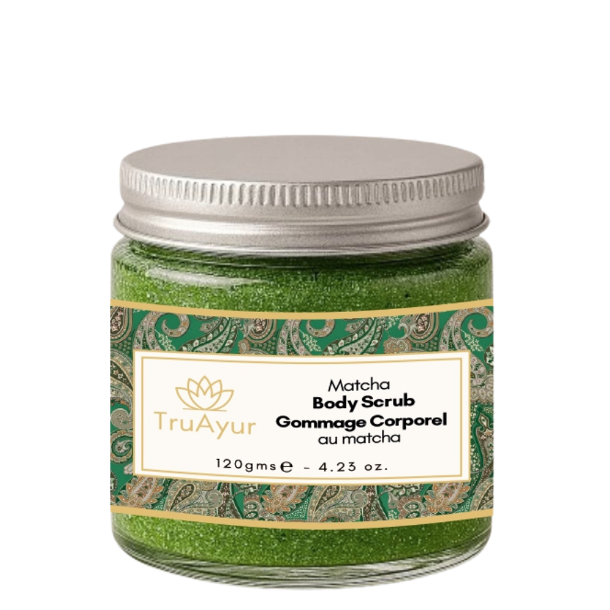 Gommage corporel au matcha et à l'avocat pour une hydratation et un soin intensifs