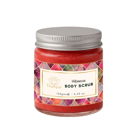 Gommage corporel à l'hibiscus et à la rose