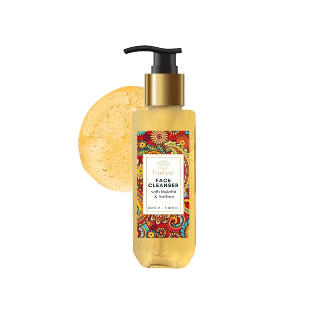 Duo visage frais au safran du Cachemire et Mulethi (nettoyant visage et gel visage Aloe Fresh)