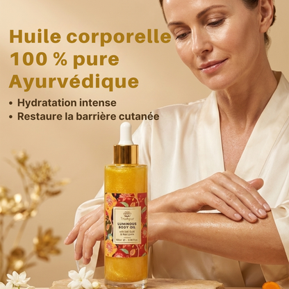 16 herbes Huile corporelle enrichie pour peaux sèches et matures