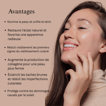 Crème combinée jour et nuit à l'or 24 carats