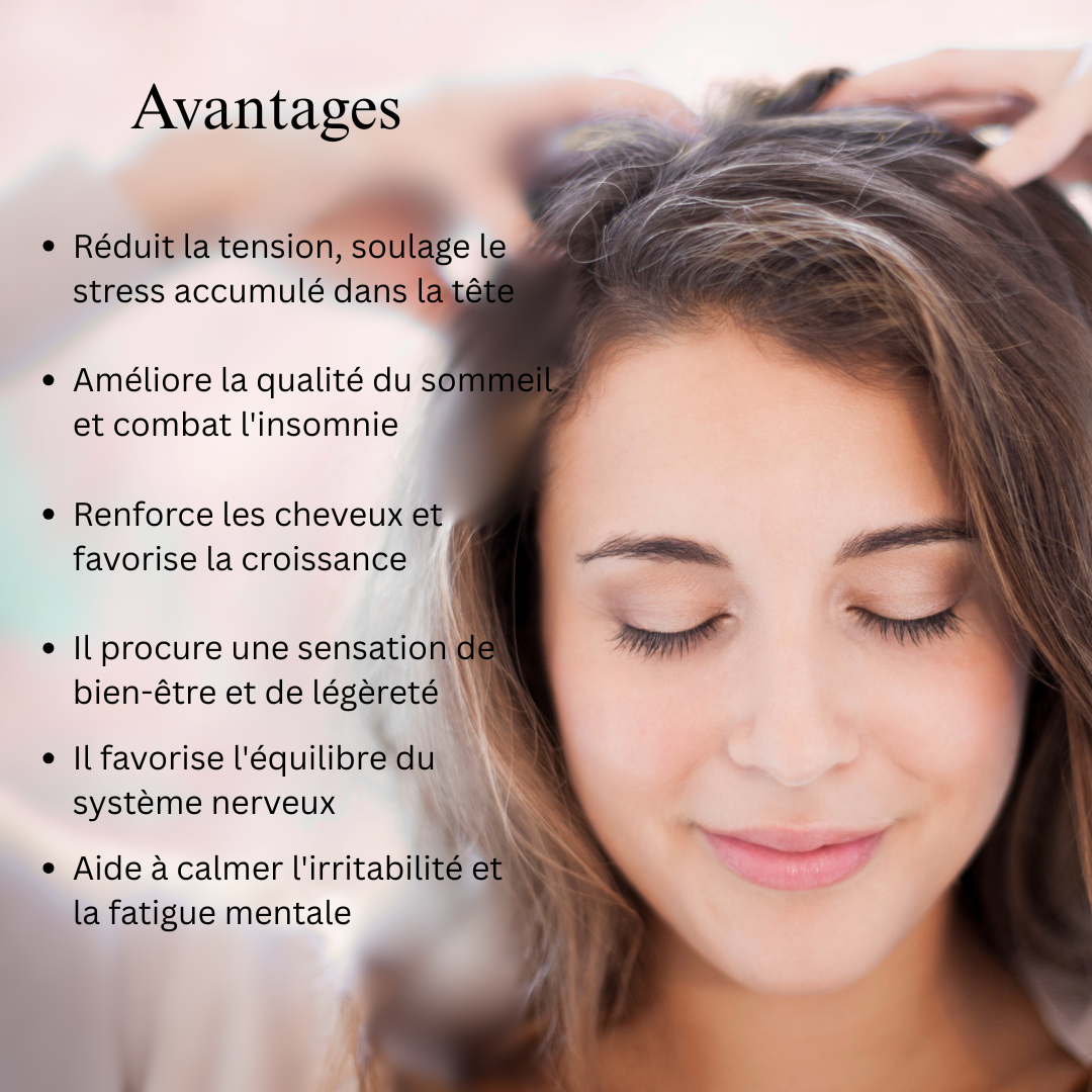 29 herbes Huile ayurvédique pour massage du cuir chevelu afin de soulager le stress, revitaliser les cheveux et favoriser la relaxation