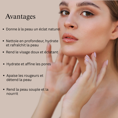 Nettoyant visage ayurvédique au Mulethi et au Safran
