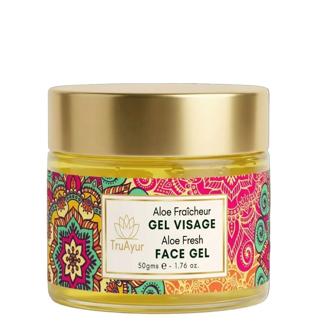 Gel visage Aloe Fresh à base de Kashmiri Kesar et Mulethi pour un teint éclatant et une hydratation en profondeur