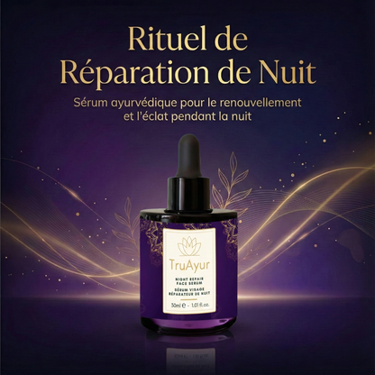 Sérum visage multi-peptides Night Repair pour booster le collagène, hydrater intensément et redonner de l'éclat à la peau