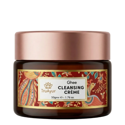 Soin Visage Express – Crème Nettoyante Ayurvédique au Ghee pour le Massage du Visage