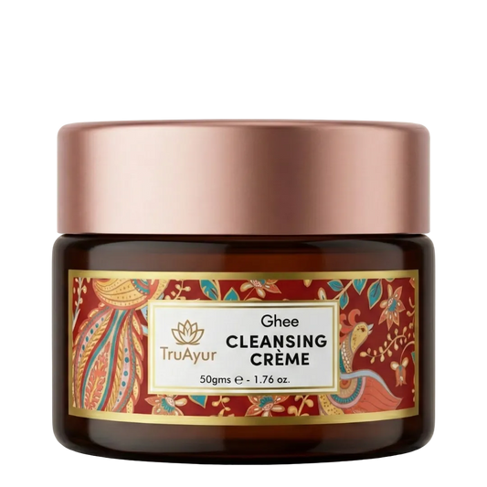 Soin Visage Express – Crème Nettoyante Ayurvédique au Ghee pour le Massage du Visage