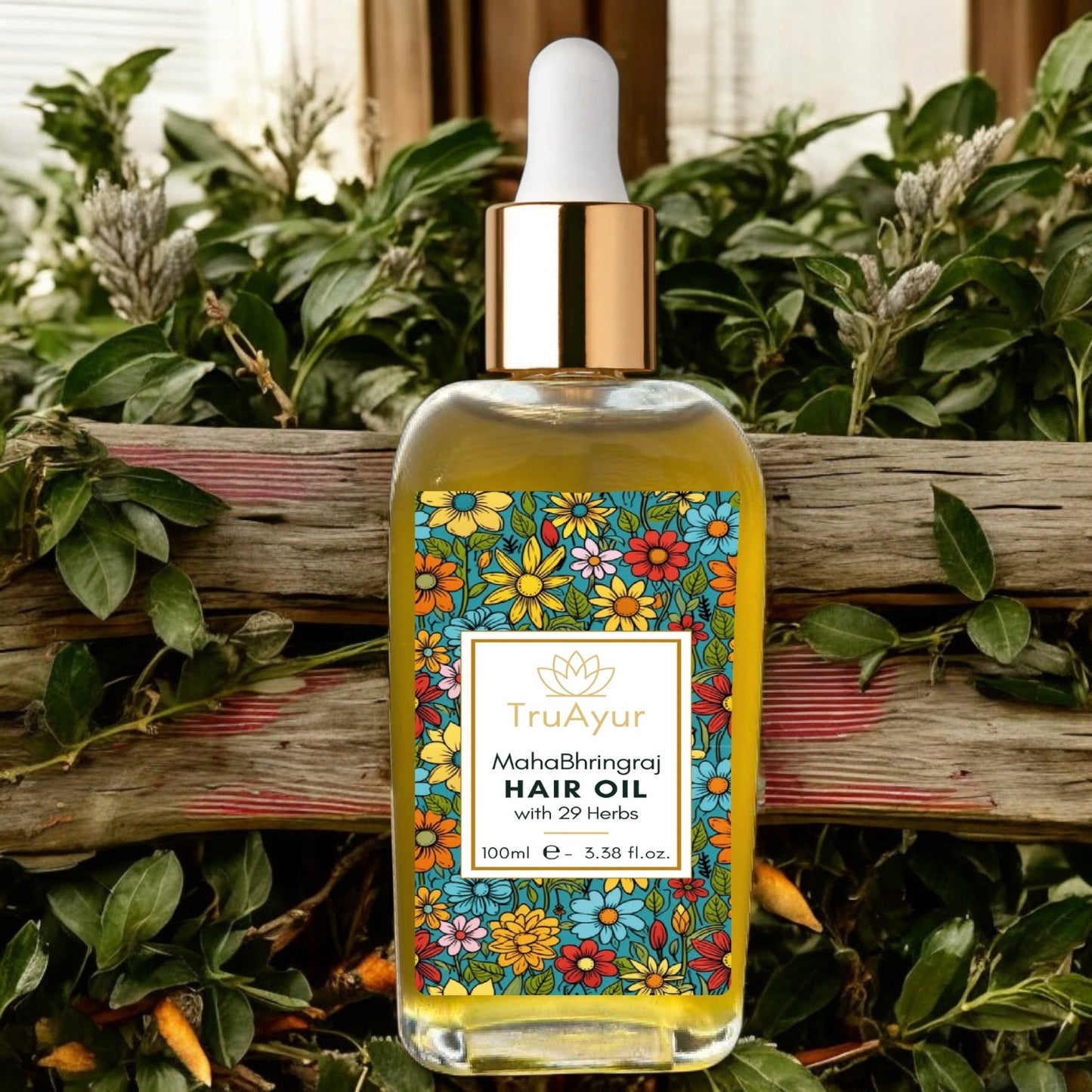 29 herbes Huile ayurvédique pour massage du cuir chevelu afin de soulager le stress, revitaliser les cheveux et favoriser la relaxation