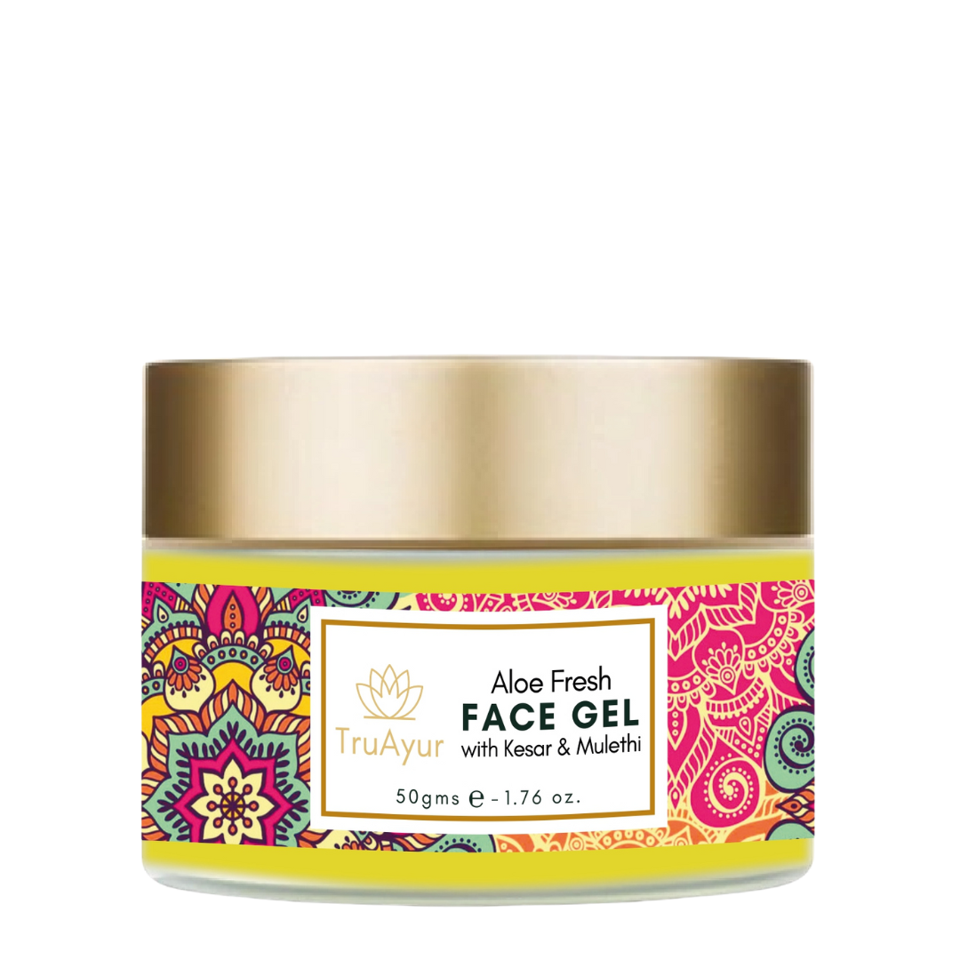 Gel visage Aloe Fresh à base de Kashmiri Kesar et Mulethi pour un teint éclatant et une hydratation en profondeur