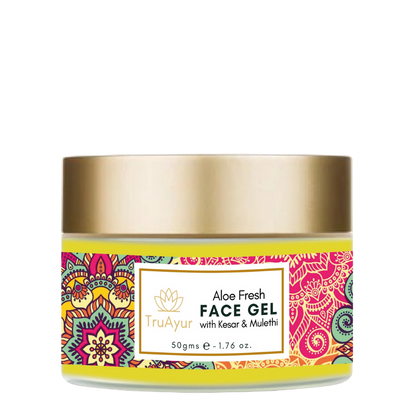 Gel visage Aloe Fresh à base de Kashmiri Kesar et Mulethi pour un teint éclatant et une hydratation en profondeur
