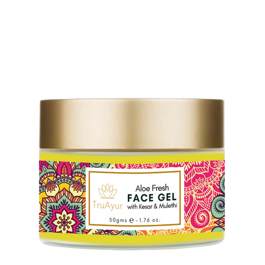 Gel visage Aloe Fresh à base de Kashmiri Kesar et Mulethi pour un teint éclatant et une hydratation en profondeur