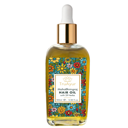 29 herbes Huile ayurvédique pour massage du cuir chevelu afin de soulager le stress, revitaliser les cheveux et favoriser la relaxation